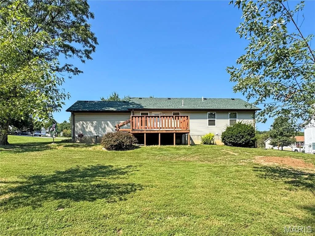 Union Missouri rental home rear exterior